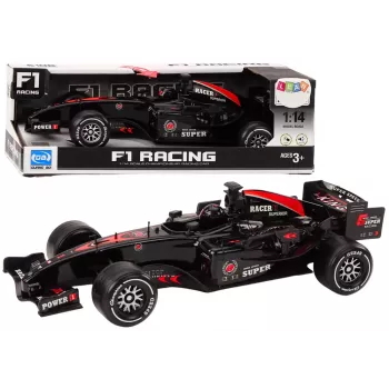 LEAN TOYS F1 Driven Sports Car Racer 1:14 Black Sounds