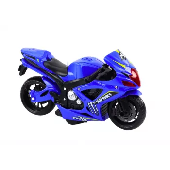 LEAN TOYS Sports Motorcycle Friction Drive Light and Sound 2 Colors