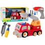 LEAN TOYS Cartoon Boom Truck To Disassemble DIY Red