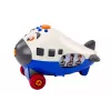 LEAN TOYS Cartoon Airplane Twisting Wings DIY Blue