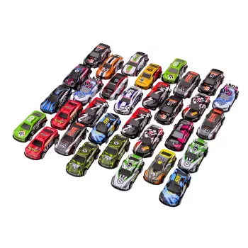 LEAN TOYS Spyruoklių rinkinys automobiliams, varomiems automobiliams, spalvotas, 32 vnt.