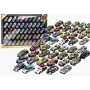LEAN TOYS Spyruoklių rinkinys automobiliams, varikliniams automobiliams, spalvotas, 50 vnt.