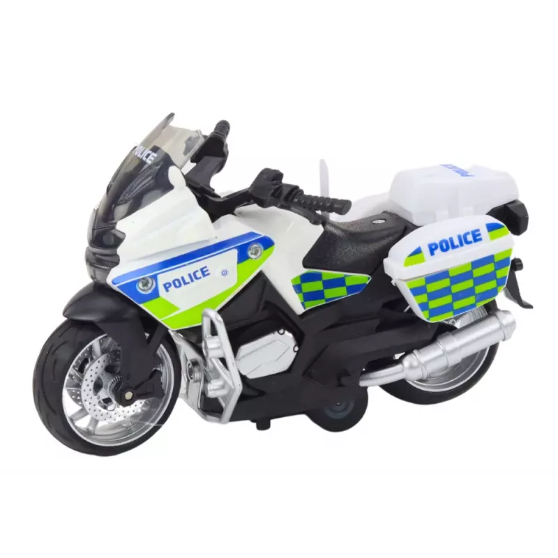 LEAN TOYS Sportinis motociklas su inercine pavara, 3 dizainai: geltona, oranžinė, balta