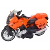 LEAN TOYS Sportinis motociklas su inercine pavara, 3 dizainai: geltona, oranžinė, balta