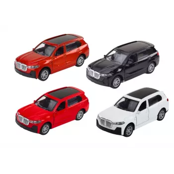 LEAN TOYS Passenger Car 1:32 Lights Sounds Drive Opening Metal Doors