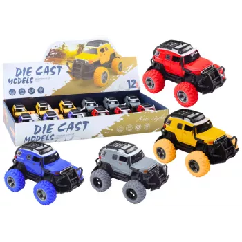 LEAN TOYS Visureigis 1:32 Metalinis Guminiai Ratai Šviesos Garsai