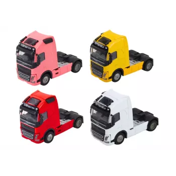 LEAN TOYS Truck Without Trailer 1:32 Tilting Metal Canopy Lights Sounds Drive