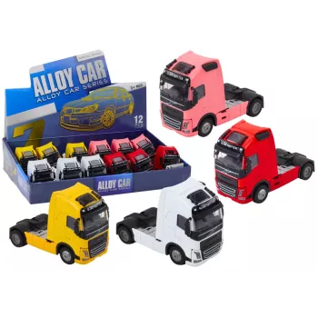 LEAN TOYS Truck Without Trailer 1:32 Tilting Metal Canopy Lights Sounds Drive