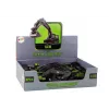 LEAN TOYS Crawler Excavator Metal Bucket 1:55 Black and Green