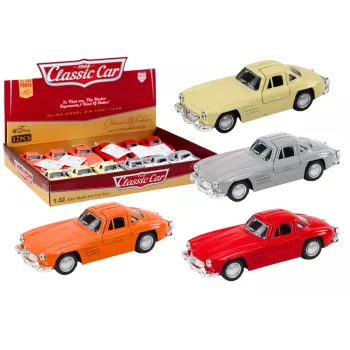 LEAN TOYS Classic Car 1:32 Metal Opening Doors Drive