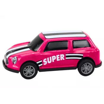 LEAN TOYS Automobilių rinkinys su spyruokline pavara, spalvingas, 12 vnt.