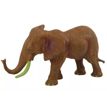 LEAN TOYS Kolekcinė figūrėlė Afrikinis dramblys Safari Brown