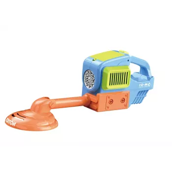 LEAN TOYS Muilo burbulų mašina vejapjovės trimeris du skysčiai mėlyna