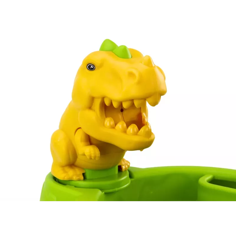LEAN TOYS Smėlio žaislų rinkinys su dušo laistytuvu ir dinozaurų formelėmis