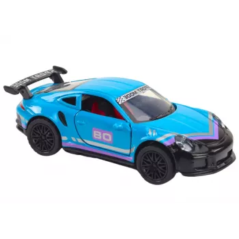 LEAN TOYS Sportinis automobilis 1:32 Friction Drive Metal Turquoise