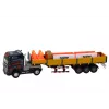 LEAN TOYS Truck With Trailer Blue 1:24 TIR Car Truck Accessories Sounds