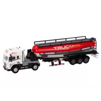 LEAN TOYS Sunkvežimis su priekaba TIR 1:24 Automobilio Sunkvežimio Priedai Garsai Cisterna