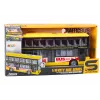 LEAN TOYS Double Decker Bus 1:16 Lights Sounds Friction Drive Geltonas