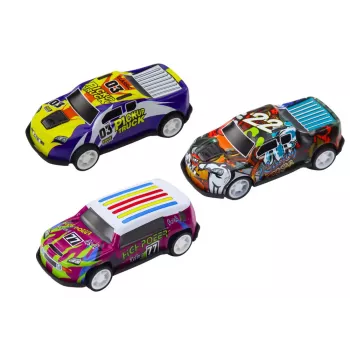LEAN TOYS Spyruoklių rinkinys lagamine, 25 vnt. Kelio ženklai, Automobiliai