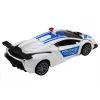 LEAN TOYS R/C Policijos Automobilis 2in1 Automobilis Robotas Garsas Šviesos