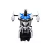 LEAN TOYS R/C Policijos Automobilis 2in1 Automobilis Robotas Garsas Šviesos