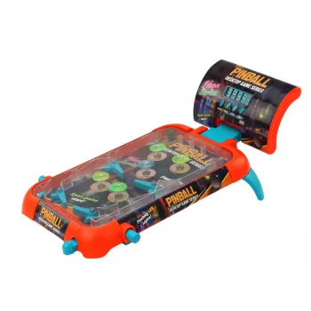 LEAN TOYS Pinball Arcade Game su LED šviesomis, garsu ir skaitmeniniu rezultatų ekranu
