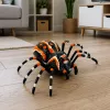 LEAN TOYS nuotolinio valdymo voras tarantulas infraraudonasis juodas R/C ST