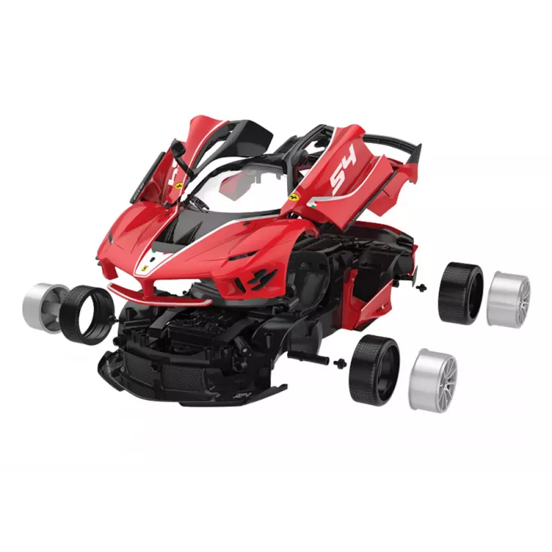 Konstruktorius su RC Rastar 1:18 Ferrari FXXK EVO raudonas 88 dalių