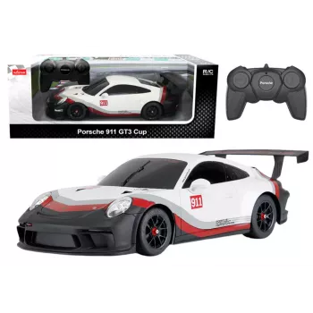 RC automobilis 1:18 Rastar Porsche 911 GT3 White-Gray