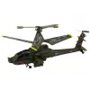 Sraigtasparnis LEAN TOYS Apache Military Helicopter Remote Controlled RC Syma S109H Khaki