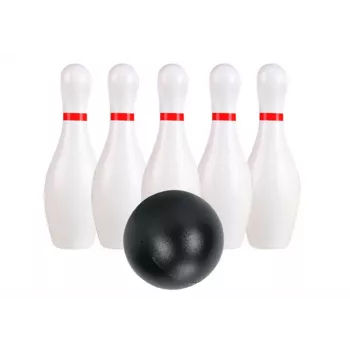 LEAN TOYS Classic Bowling Set Two Balls 10 Pins Skill Game