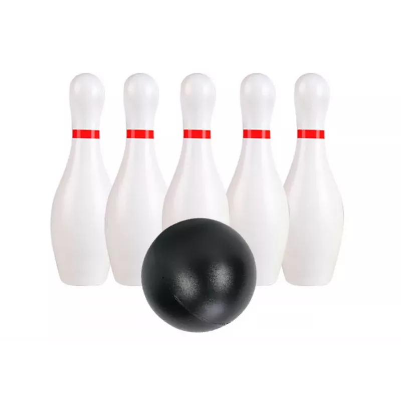 LEAN TOYS Classic Bowling Set Two Balls 10 Pins Skill Game