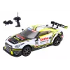 LEAN TOYS RC Sports Car 1:16 Drift Interchangeable Wheels White and Yellow