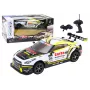 LEAN TOYS RC Sports Car 1:16 Drift Interchangeable Wheels White and Yellow