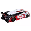 LEAN TOYS RC Sports Car 1:16 Drift Interchangeable Wheels White and Red