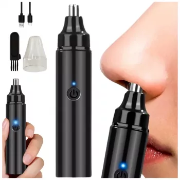 LEAN Nose Hair Trimmer Waterproof Black
