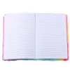 LEAN Plush Notebook Lined With Unicorn 3D Colorful