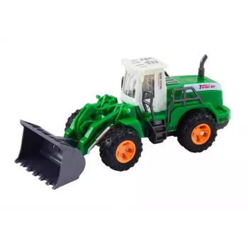 LEAN TOYS ekskavatorius-krautuvas R/C nuotolinio valdymo kėlimo strėle žalias
