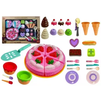 LEAN TOYS Set of Sweets - Confectionery Shop