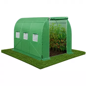 LEAN Green UV Tunelis Daržovėms su Langais 2x3 M 6M²