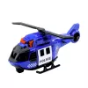 LEAN TOYS Policijos sunkvežimio, sraigtasparnio ir automobilio rinkinys su šviesomis ir garsais