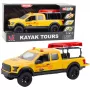 LEAN TOYS Visureigis su baidare, šviesos ir garsai, geltona