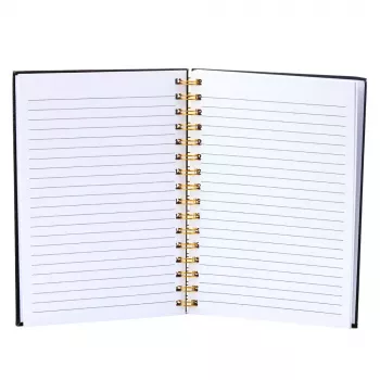 LEAN Notebook Lined Notebook Patches Lips Lipstick Glitter Black A5 80 Sheets