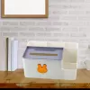 LEAN stalo organizatorius su servetėlių dėžute Gold Rabbit White