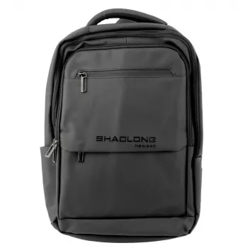 LEAN City Business Backpack USB Laptop Pocket Black 16L 41cm