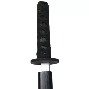 LEAN TOYS Wooden Katana Sword Play Training Prop Black 70cm
