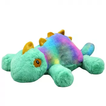 LEAN TOYS Plush Mascot Cuddly Toy Chameleon Colorful 45cm