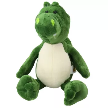 LEAN TOYS Plush Mascot Cuddly Toy Crocodile Green 25cm