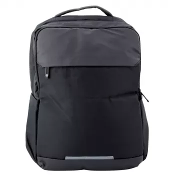LEAN City Business Backpack USB Laptop Pocket Black 16L 45cm
