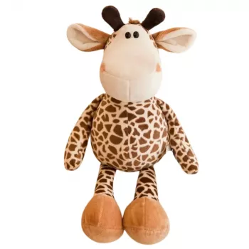 LEAN TOYS Plush Mascot Cuddly Toy Giraffe Spotted 25cm
